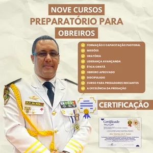 Imagem do curso 9 CURSOS PREPARATÓRIOS PARA OBREIROS 