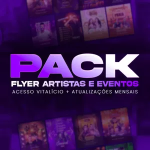Pack Flyer Artistas e Eventos