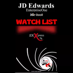 Imagem de capa para o Ebook JD Edwards - Watch List | Notificações
