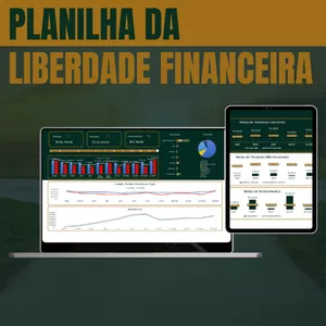 Imagem de capa para o Curso online Planilha de Controle Financeiro Pessoal [Planilha da Liberdade Financeira] 