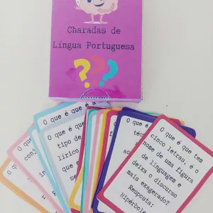 Imagem de capa para o Ebook Charadas de Língua Portuguesa Ensino Médio