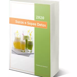 Imagem de capa para o Ebook Receitas de Sucos e Sopas Detox