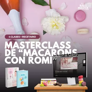 Imagen de portada para Curso online Masterclass de "Macarons con Romi"