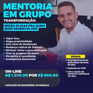 Imagem de capa para o Serviço online FDP - Mentoria Tranformação