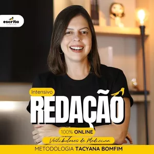 Imagem de capa para o Curso online Intensivo de REDAÇÃO para Bahiana de Medicina com TACYANA BOMFIM | 2026.2