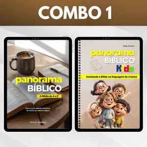 Imagem de capa para o Ebook COMBO 1 - ESTUDO BÍBLICO