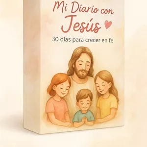 Imagen de portada para Ebook 💖 Mi Diario con Jesús — 30 días para crecer en la fe