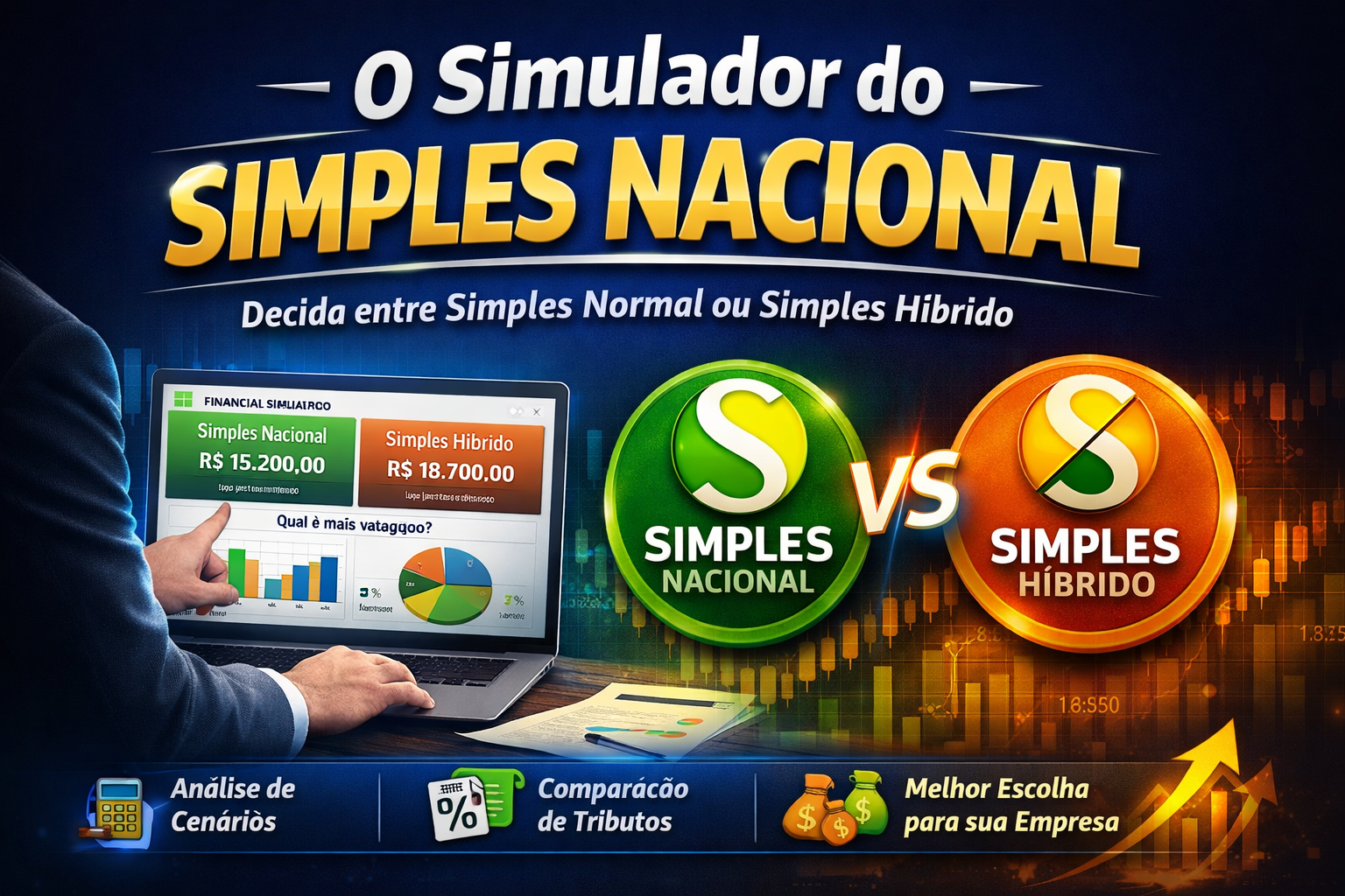 CURSO - Simples Nacional ou Simples Híbrido+ Bônus: Simulador Grátis e Ebook>