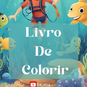 Imagem de capa para o Curso online Livro de Colorir - Animais Marinhos