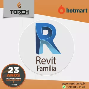 Imagem de capa para o Curso online Revit Famílias