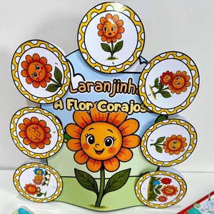 Imagem de capa para o Ebook LUVA MAIO LARANJA - LARANJINHA, A FLOR CORAJOSA