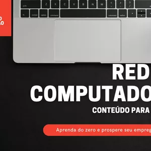 Imagem de capa para o Ebook APRENDA REDE DE COMPUTADORES DO ZERO 