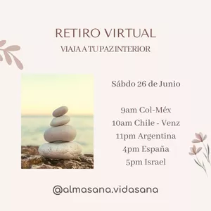 Imagen de portada para Evento online Retiro Online Crea tu paz interior