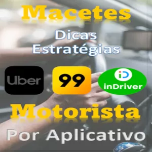 Imagem de capa para o Ebook Motorista por Aplicativo Dicas, Macetes e Estratégias