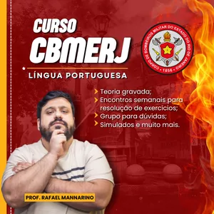 Imagem de capa para o Curso online Língua Portuguesa - Soldado CBMERJ 