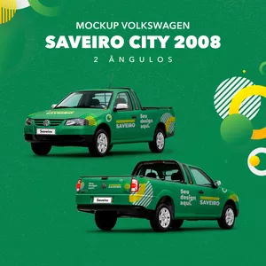 Imagem de capa para o Curso online MOCKUP VOLKSWAGEN SAVEIRO CITY 2008 - 2 ÂNGULOS