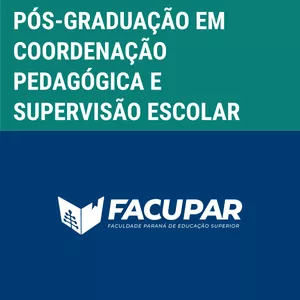 Imagem de capa para o Curso online Pós-Graduação em Coordenação Pedagógica e Supervisão Escolar :: FACUPAR