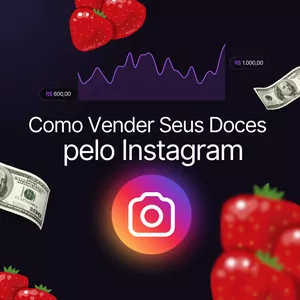 Imagem de capa para o Curso online Como Vender seus Doces pelo Instagram