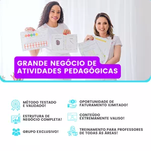 Imagem de capa para o Curso online 04 - Grande Negócio de Atividades Pedagógicas