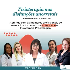 Imagem de capa para o Curso online Fisioterapia Nas Disfunções Anorretais