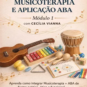 Imagem de capa para o Curso online Musicoterapia e Aplicação ABA