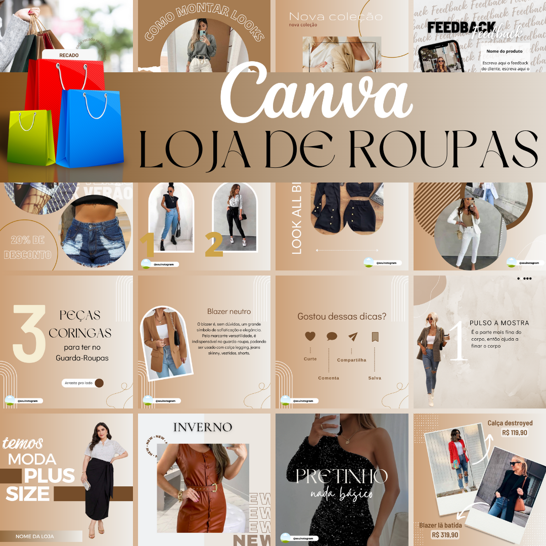 CANVA LOJA DE ROUPAS