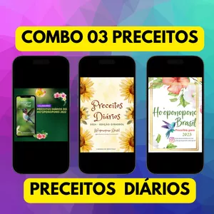 COMBO 3 ANOS DE PRECEITOS DIÁRIOS 