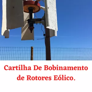 Imagem de capa para o Ebook Cartilha Entendendo o Bobinamento de Rotores Eólico
