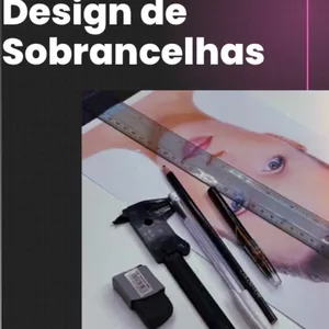 Imagem de capa para o Ebook Apostila completa Design de sobrancelhas + BÔNUS TREINOS DE DESIGN E HENNA