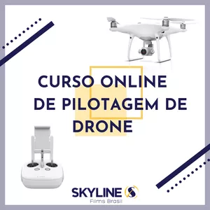 Imagem do curso CURSO ONLINE DE PILOTAGEM DE DRONES