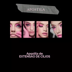 Imagem de capa para o Ebook APOSTILA EXTENSÃO DE CÍLIOS - Guia Pronto para Instrutores de Sucesso