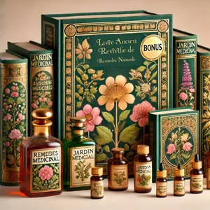 Image de couverture pour le Ebook Livre Ancien de Remèdes Naturels