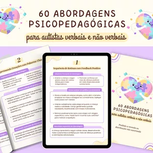 Imagem de capa para o Curso online 60 Abordagens Psicopedagógicas para Autistas Verbais e não Verbais