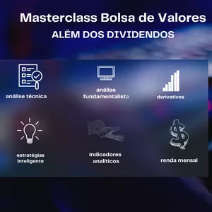 Imagem do curso Masterclass Bolsa de Valores: Estratégias para Investir com Confiança com ganhos além dos dividendos