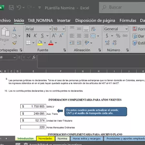 Imagen de portada para Curso online MACRO EXCEL - LIQUIDACION DE NOMINA V2026