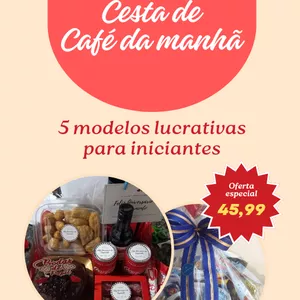 Imagem de capa para o Ebook Renda Extra com Cestas de cafe da manhã