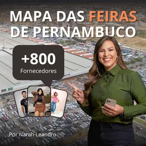 Imagem de capa para o Ebook Mapa das feiras