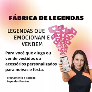 Imagem de FÁBRICA DE LEGENDAS - Legendas que Emocionam e Vendem criado por Alem da Costura na hotmart