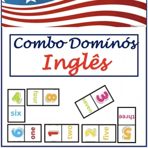 Imagem de capa para o Ebook Combo 10 Dominós Inglês 