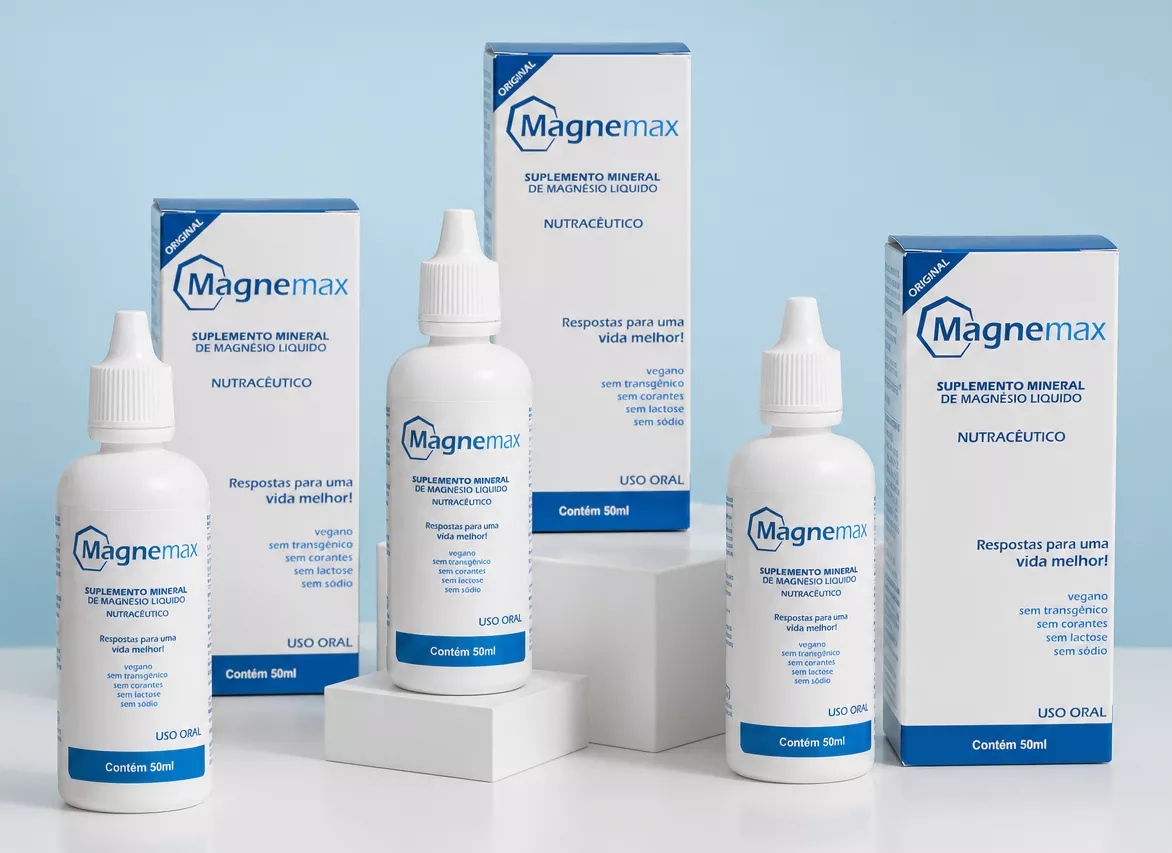 Magnemax 3 Frascos 50ml Magnésio