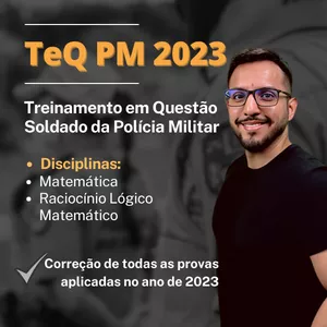 Imagem de capa para o Curso online Treinamento em Questão PM - Matemática e RLM