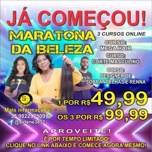Imagem de capa para o Curso online CURSO 3 EM 1 PROFISSIONAIS & INICIANTES