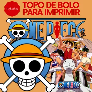 Imagem de capa para o Curso online Topo de Bolo One Piece para Imprimir