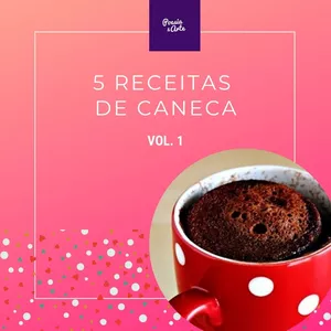 Imagem de capa para o Ebook Receitas de caneca 