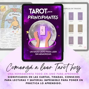 Imagen de portada para Ebook TAROT PARA PRINCIPIANTES 🔮 - Arcanos MAYORES