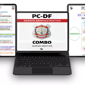 Imagem de capa para o Curso online COMBO PCDF: Agente Administrativo 