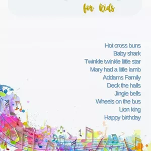 Imagem de capa para o Ebook Livro de Piano para Crianças