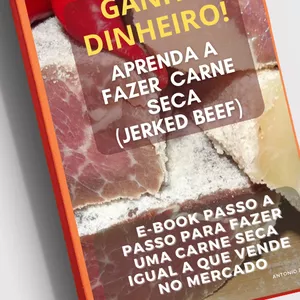 Imagem de capa para o Ebook Jerked Beef Master: O Guia Definitivo para Produção de carne Seca Industrial