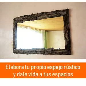 Imagen de portada para Curso online Aprende a elaborar un espejo rústico