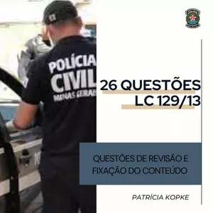 Imagem de capa para o Curso online LC 129 - 26 questões de revisão 